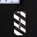 5OFF WHITE T-Shirts for MEN Letter logo print 260g Black/White #A53804