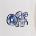 10OFF WHITE T-Shirts for MEN Letter logo print 260g Black/White #A53804