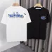 1OFF WHITE T-Shirts for MEN Letter logo print 260g Black/White #A53804