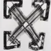 3OFF WHITE T-Shirts for MEN Letter logo print 260g Black/White #A53805