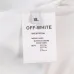 6OFF WHITE T-Shirts for MEN Letter logo print 260g Black/White #A53805