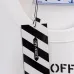 7OFF WHITE T-Shirts for MEN Letter logo print 260g Black/White #A53805