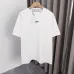 9OFF WHITE T-Shirts for MEN Letter logo print 260g Black/White #A53805
