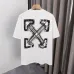 11OFF WHITE T-Shirts for MEN Letter logo print 260g Black/White #A53805