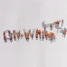 5OFF WHITE T-Shirts for MEN Letter logo print 260g Black/White #A53806