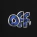 7Off-White Logo Stamp Cotton T-Shirt Black/White #A53427