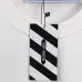 8Off-White Logo Stamp Cotton T-Shirt Black/White #A53427