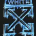 7Off-White Logo Stamp Cotton T-Shirt Black/White #A53428