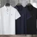 1Prada T-Shirts Polo for Men Buttons Black/White/Blue #A46673