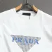 5Prada T-Shirts for Men 300g Black/White 100% Cotton #A53048