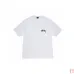 4Stussy 2024 New Summer Collection Dice and Alphabet Print Loose Half Sleeve Stussy T-shirt for Men and Women, 230g Pure Cotton Tubular Fabric, Sizes S-XXL #A33191
