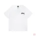 9Stussy Crystal Diamond Reflective print short-sleeved T-shirt for men and women #A33135