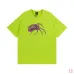 6Stussy Spider pattern printed loose short-sleeved T-shirt for men and women, 230g pure cotton stussy cylindrical fabric  #A33115