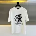 1Versace T-Shirts for AAAA Versace T-Shirts Versace Medusa Embroidered T-shirt Black/White #A53942
