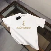 YSL T-Shirts for MEN Black/White #A53132