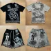 6Hellstar Tracksuits Men's Hell Studios star Number 11 Wash Stain Printing tee #A53814