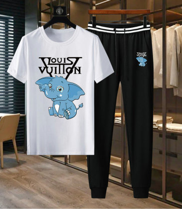 Louis Vuitton LV Doves Quilted Tracksuit Night Blue. Size S0
