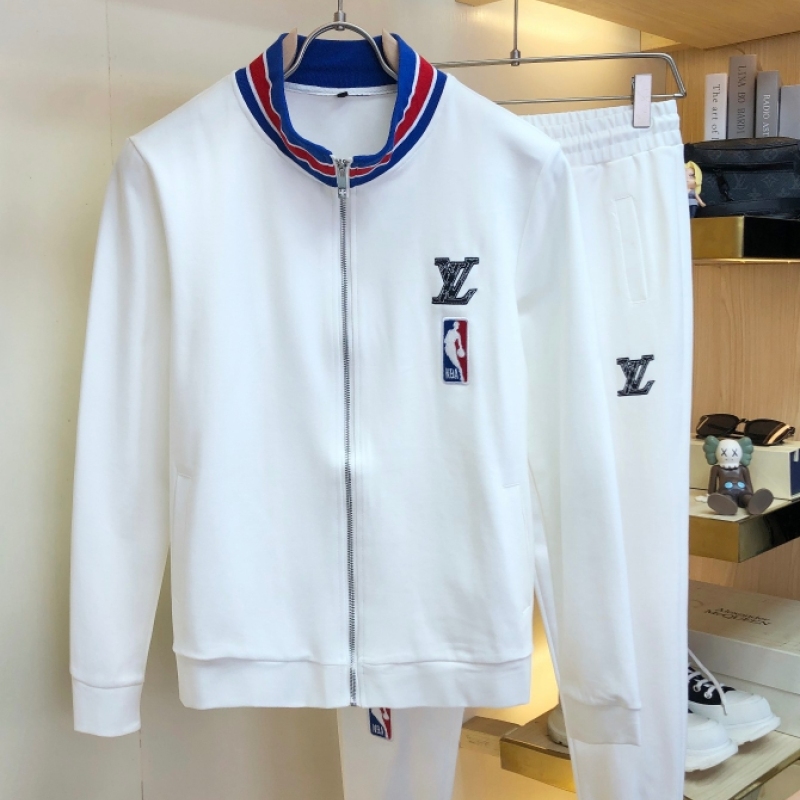 Louis Vuitton Full Tracksuit - Small Grey Cotton Blend –