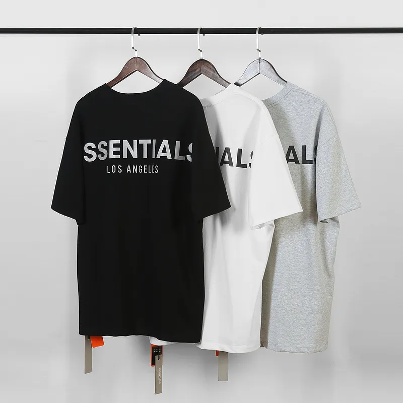 FEAR OF GOD ESSENTIALS Los Angeles 3M Logo T-Shirt - White