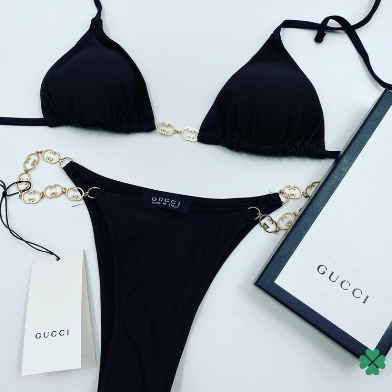 One-piece swimsuit Gucci Black size 4 US in Not specified - 25310785