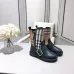 5Burberry double zipper children's leather boots #A31265