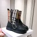 7Burberry double zipper children's leather boots #A31265