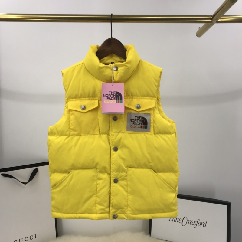 Vest The North Face x Gucci White size XL International in Cotton - 35931569