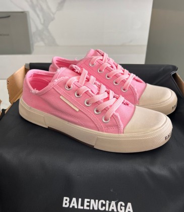 Balenciaga Pink Leather Arena Low Top Sneakers Size 36 Balenciaga  TLC
