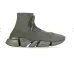 3Balenciaga socks shoes Unisex Black/Green/Light Brown #999935494