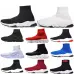 Designer Speed Trainer fashion men women Socks Boots black white blue red glitter Flat mens Trainers Sneakers Runner Casual Shoes #9130733