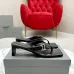 6Balenciaga shoes for Women's Balenciaga Slippers Leather Square Black/White #A54189