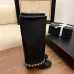 15Chanel Knee - High Boots: Diverse Textures, Gold Chains, a Showcase of Luxe Creativity #A54193