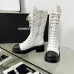 5Chanel shoes for Women Chanel Boots CC High Boots Calfskin #A54030