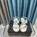 1Chanel shoes for Women Chanel sandals White/Pink #A50761
