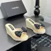 12Chanel shoes for Women Sheepskin upper wedge sandals #A53212