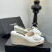 4Chanel shoes for Women Sheepskin upper wedge sandals #A53212