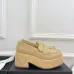 15Chanel shoes for Women Chanel Leather Loafers: Timeless Style with Iconic Gold CC Logo White/Black/Brown #A54192