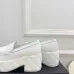 8Chanel shoes for Women Chanel Leather Loafers: Timeless Style with Iconic Gold CC Logo White/Black/Brown #A54192