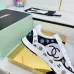 19Chanel shoes for Women's Chanel Sneakers Les nouvelles cornes d'argent de Chanel #A53236
