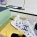 3Chanel shoes for Women's Chanel Sneakers Les nouvelles cornes d'argent de Chanel #A53236