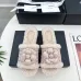 12Chanel shoes for Women's Camellia Platform Slippers Heel Height:4cm #A54029