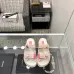 17Chanel shoes for Women's Chanel slippers Crochet Fashion White/Black/Pink/Green/Blue #A48695