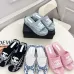 1Chanel shoes for Women's Chanel slippers Flat Sandals for women Heel height:4.5cm Black/Pink #A54176