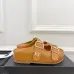 12Chanel shoes for Women's Chanel slippers Flat Sandals for women Lola Cruz in leather Heel height:4.5cm Black/Brown/White #A54175