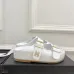8Chanel shoes for Women's Chanel slippers Flat Sandals for women Lola Cruz in leather Heel height:4.5cm Black/Brown/White #A54175