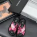 17Chanel shoes for Women's Chanel slippers Lambskin Cc Chain Thong Sandal #A54187