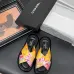 7Chanel shoes for Women's Chanel slippers Lambskin Cc Chain Thong Sandal #A54187