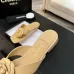 3Chanel shoes for Women's Chanel slippers Leather mules Camellia #A54188