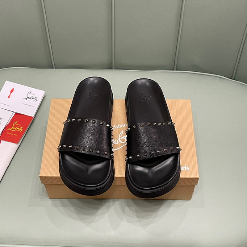 louboutin slippers mens