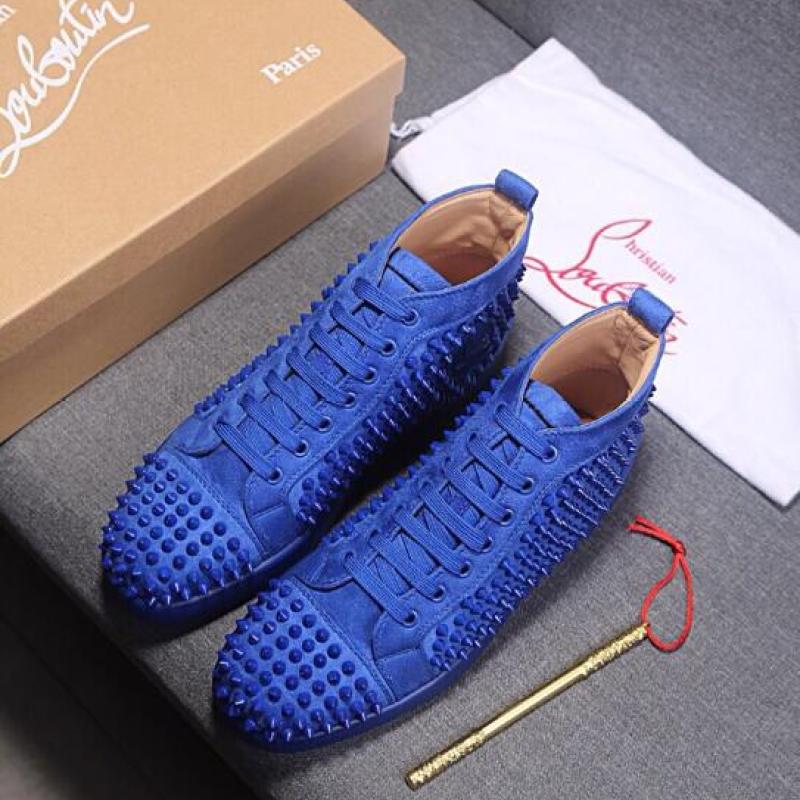 Buy Cheap Christian Louboutin Bottom Red Bottoms Studded Spikes CL Mens  casual Shoes Sneakers #9131133 from